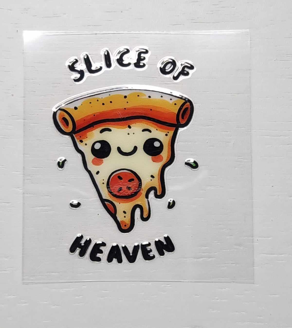 Slice of heaven - 2 by 2.25 inches Mini UVDTF