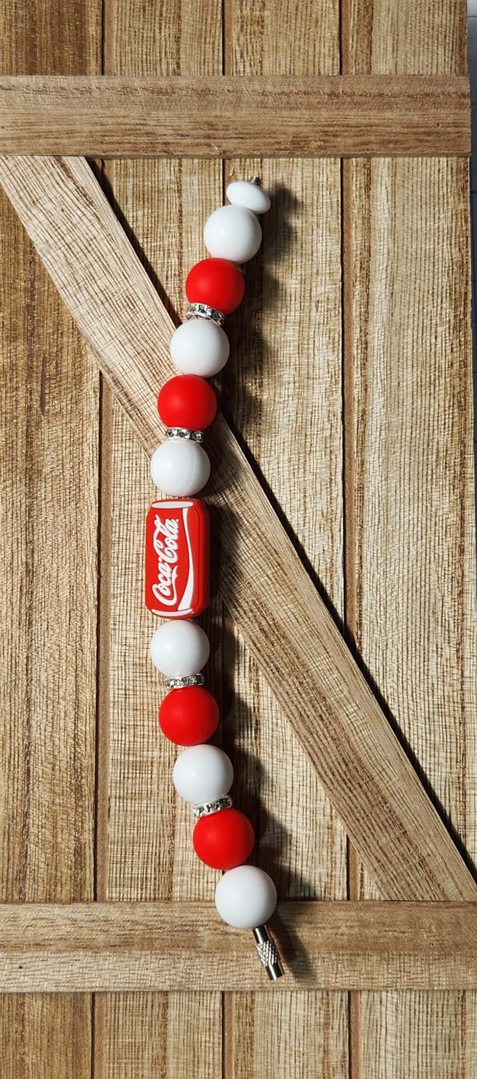 Cola silicone beaded tumbler cup charm