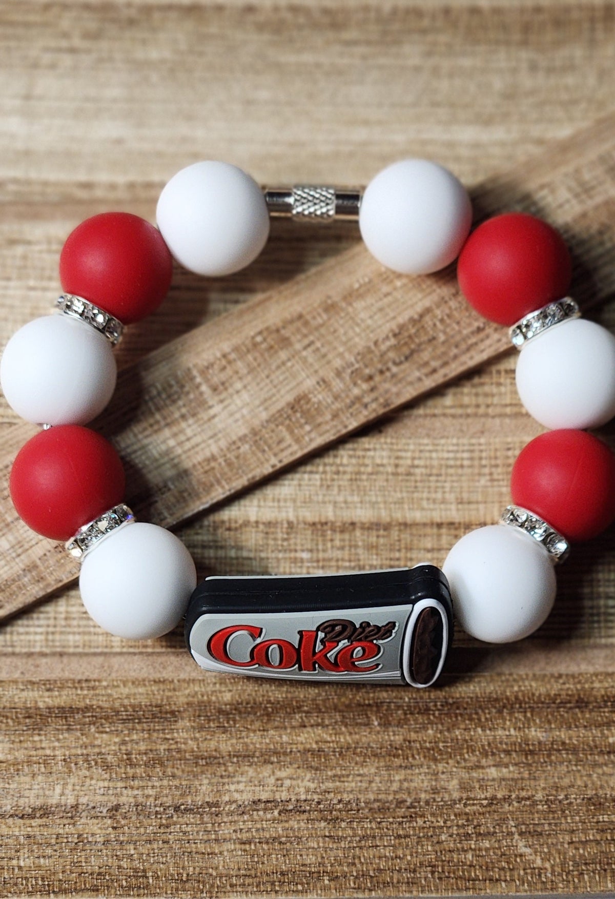 Diet Cola silicone beaded tumbler cup charm