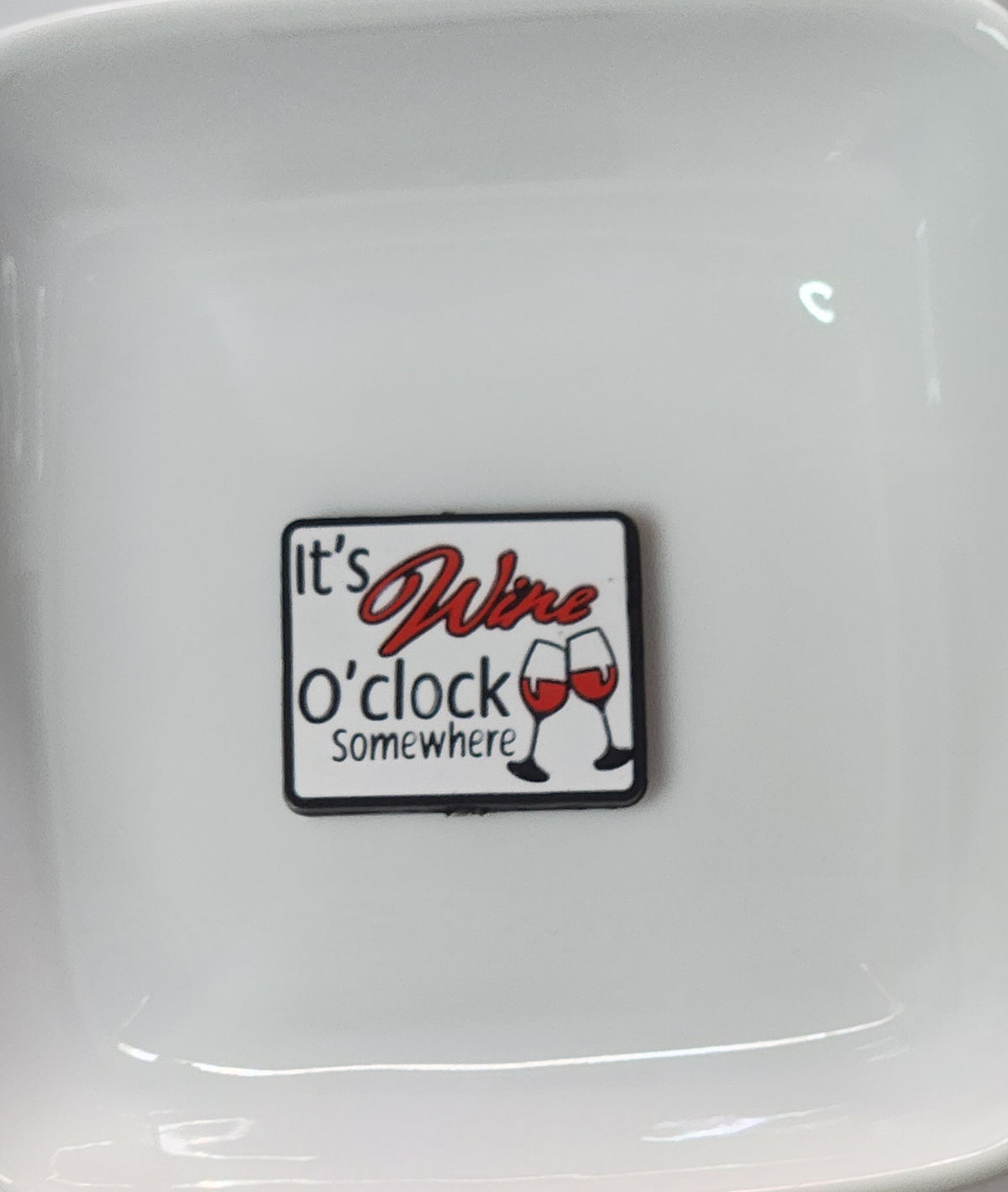 Wine O'Clock Silicone focal beads