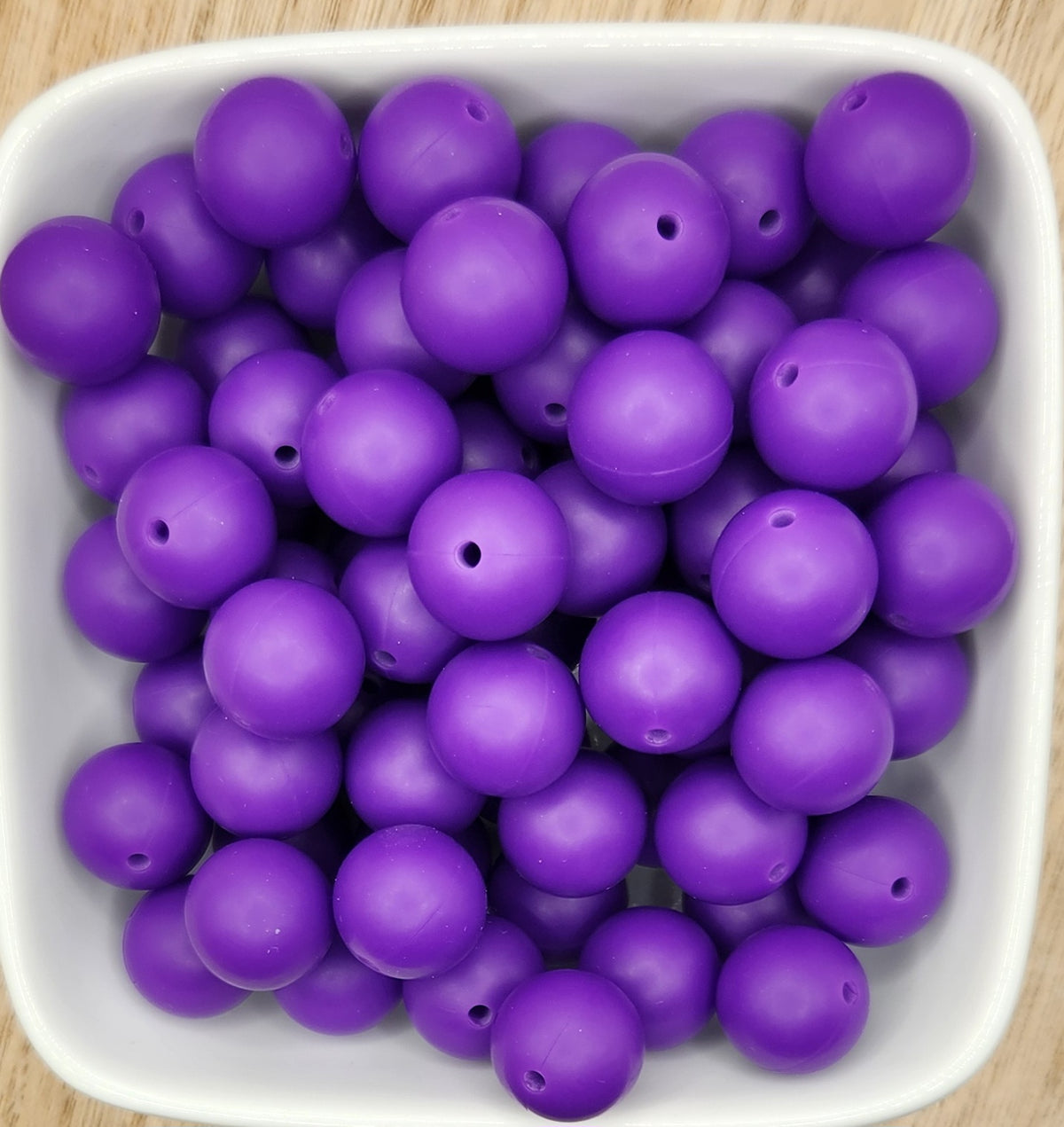 15 mm Solid Silicone Beads 20 pack
