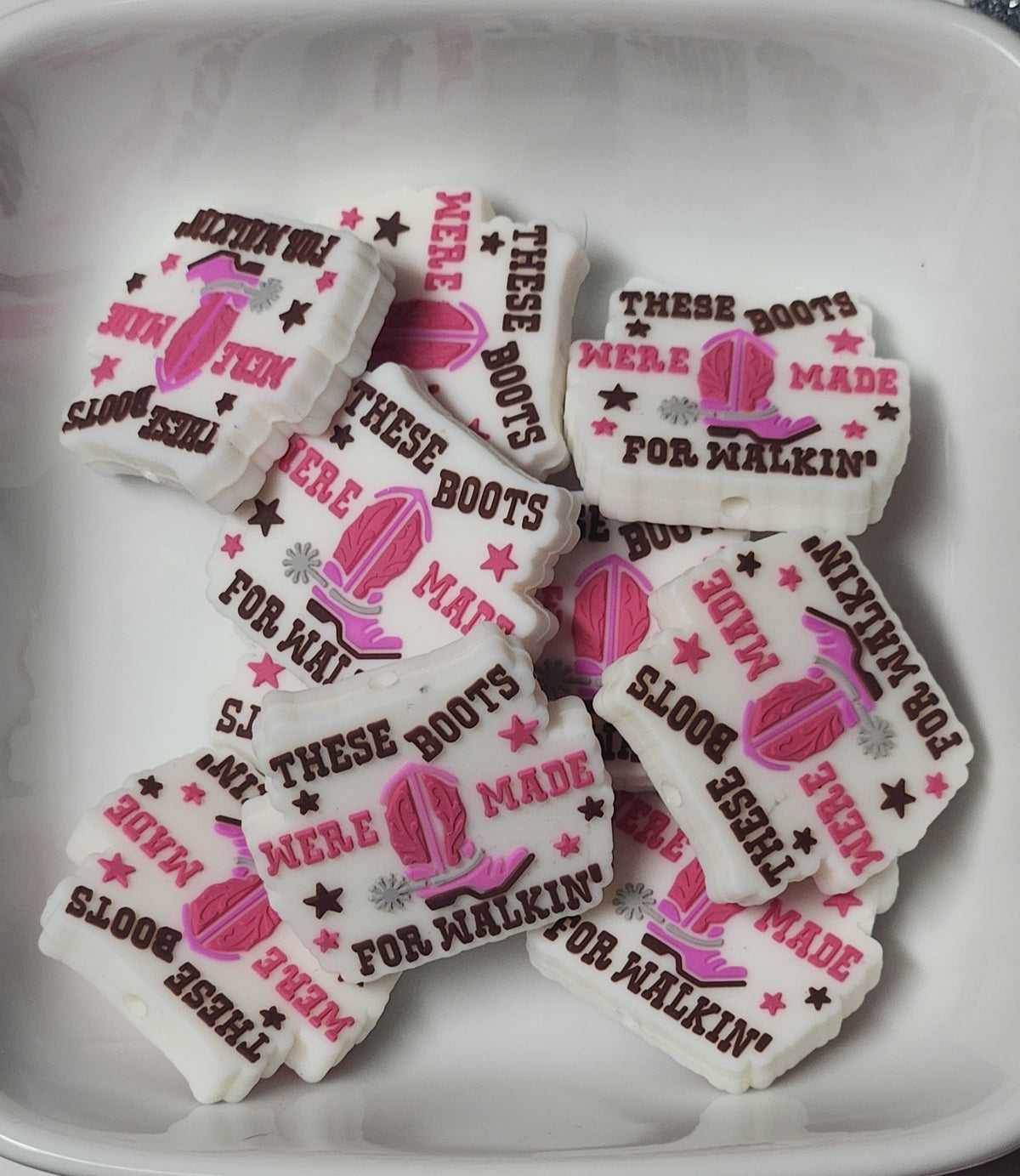 Made for Walkin Silicone focal bead