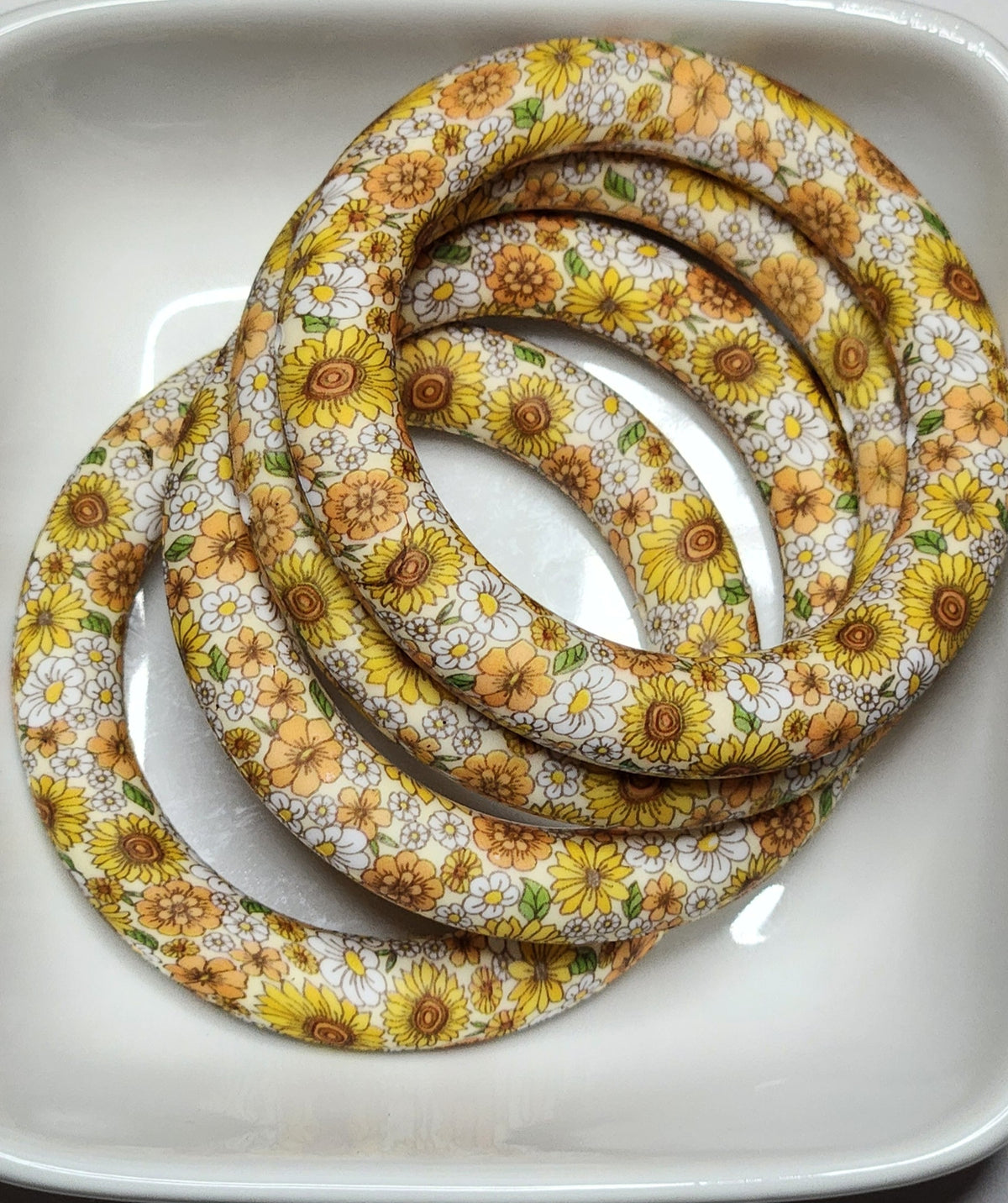 65 mm Silicone Rings patterned
