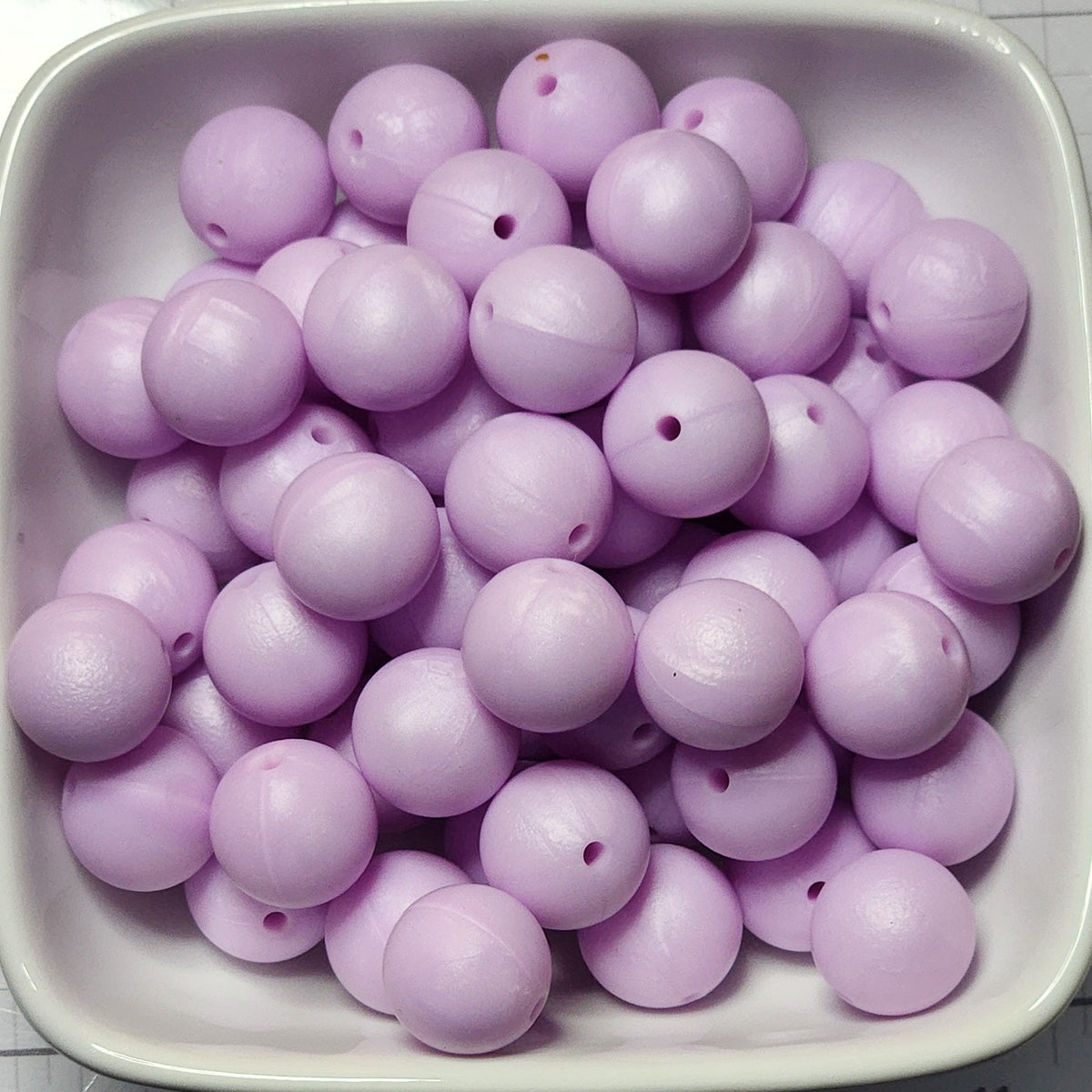 15 mm Solid Silicone Beads 20 pack