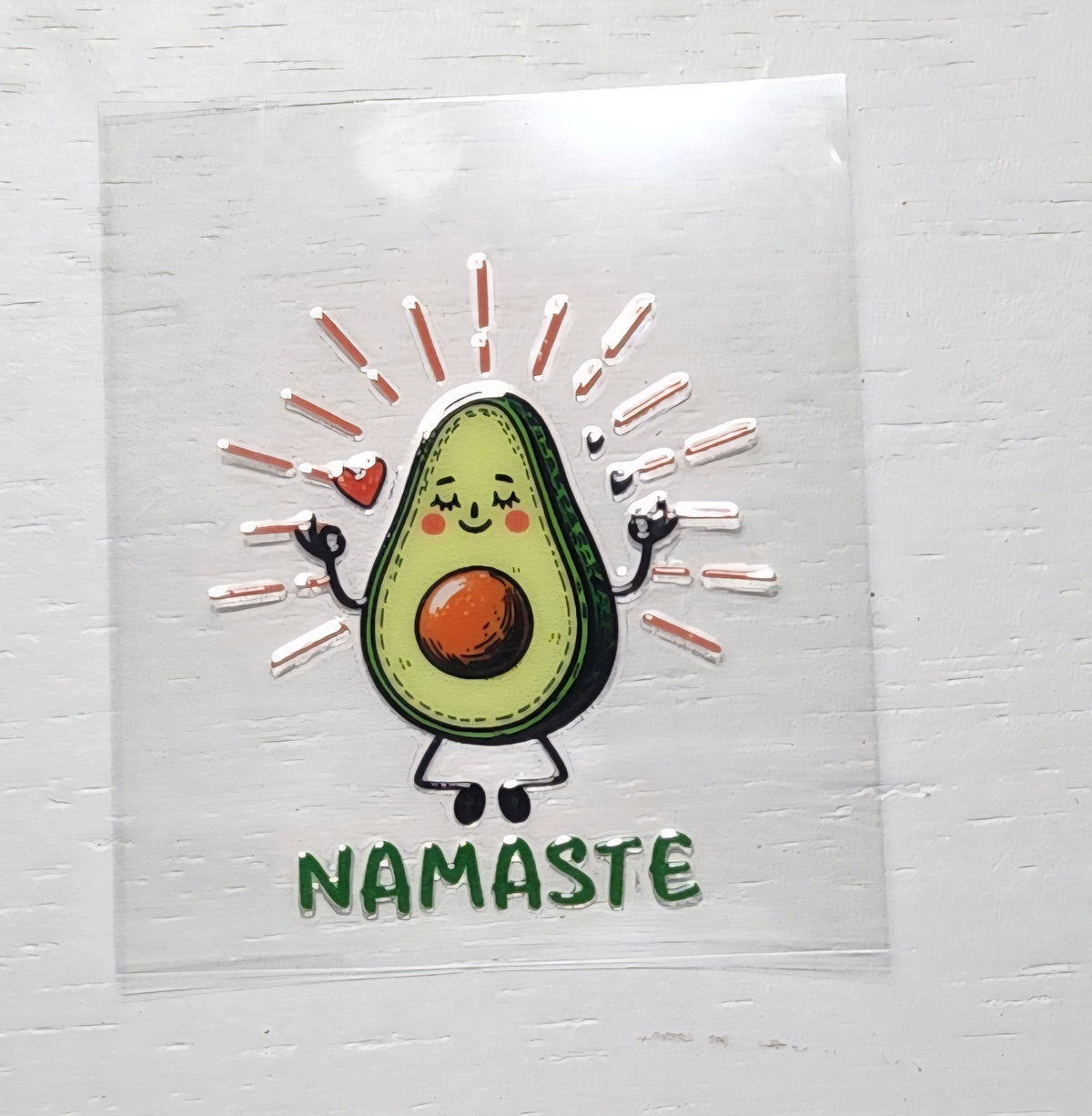 Namaste - 2 by 2.25 inches Mini UVDTF