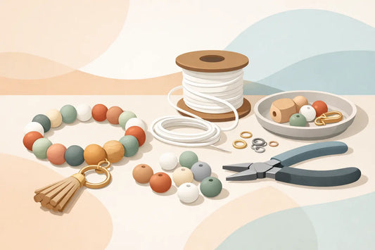 Silicone Bead Wristlet Supplies That Work Together