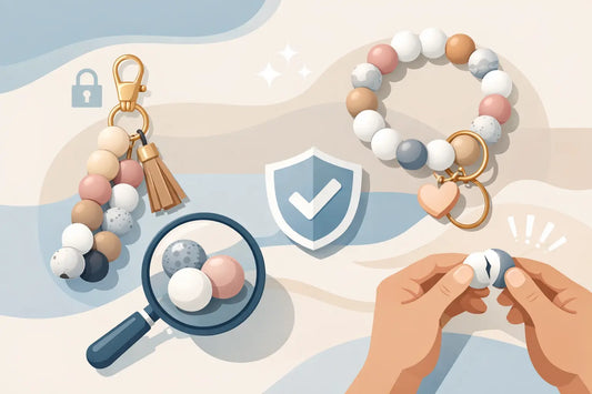 Silicone Bead Safety for Keychains and Wristlets
