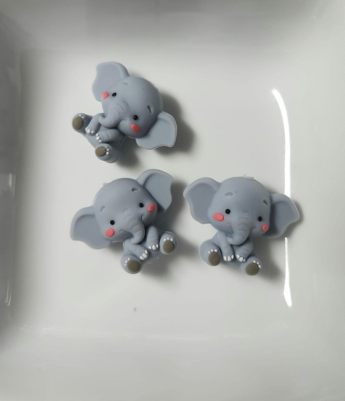 Elephant Silicone focal bead