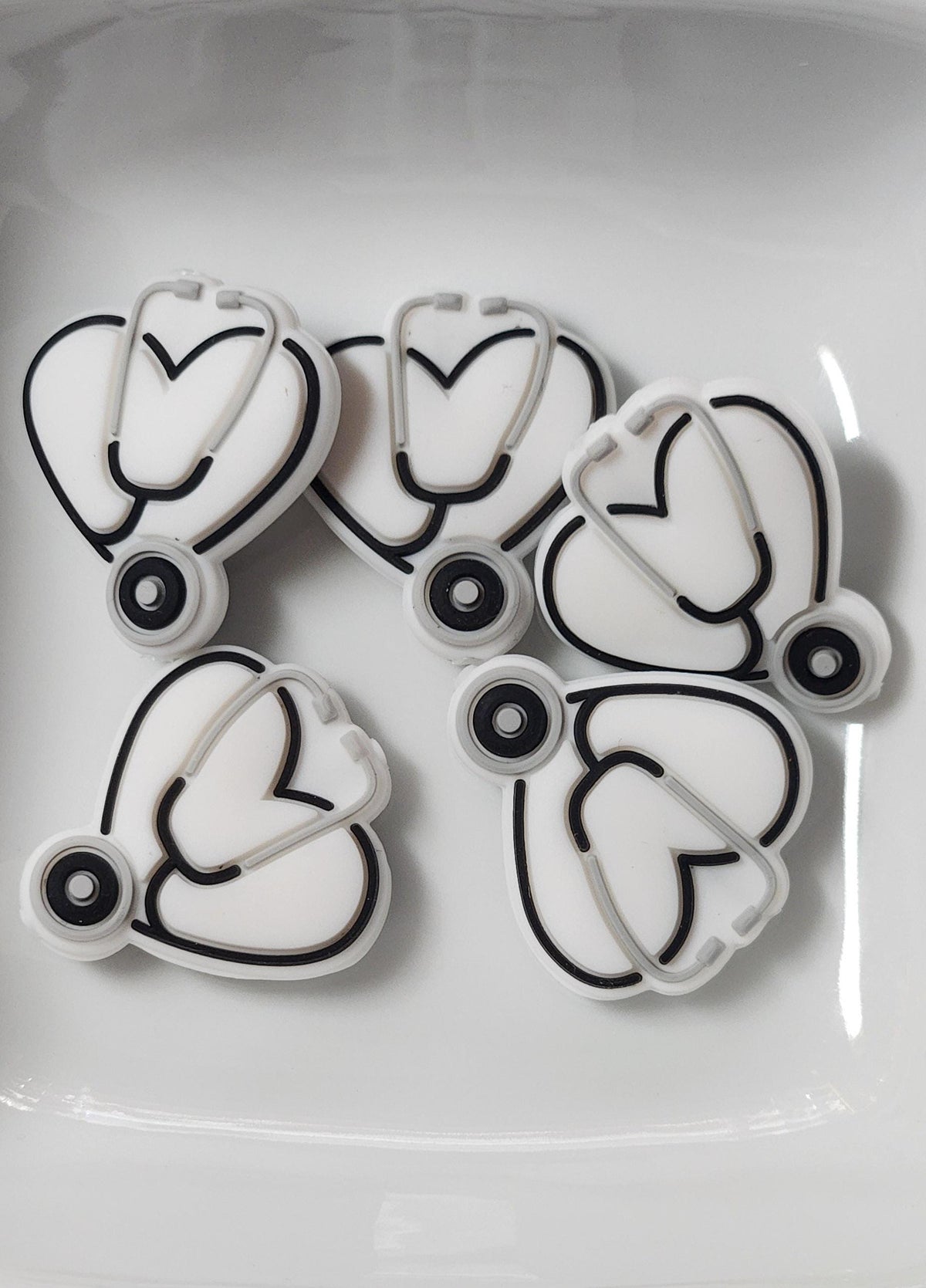 Nurse Themed Silicone focal beads