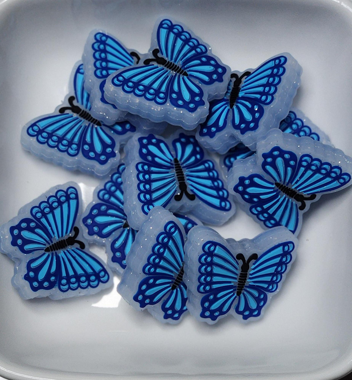 Butterfly Silicone focal beads