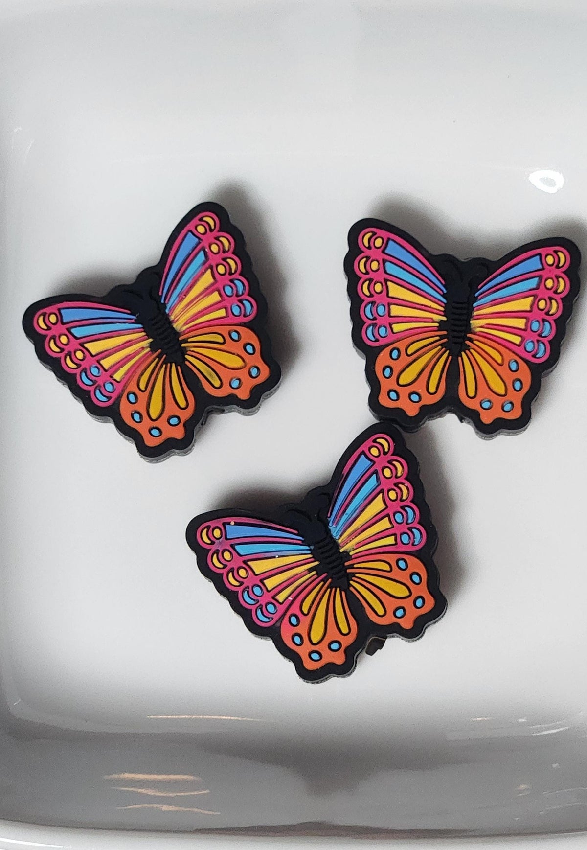 Butterfly Silicone focal beads