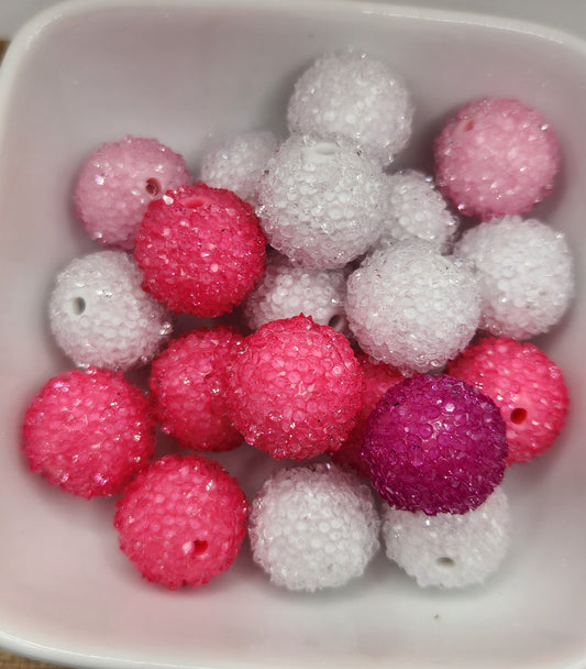 20 mm Sugar Beads 10 count mixed bag