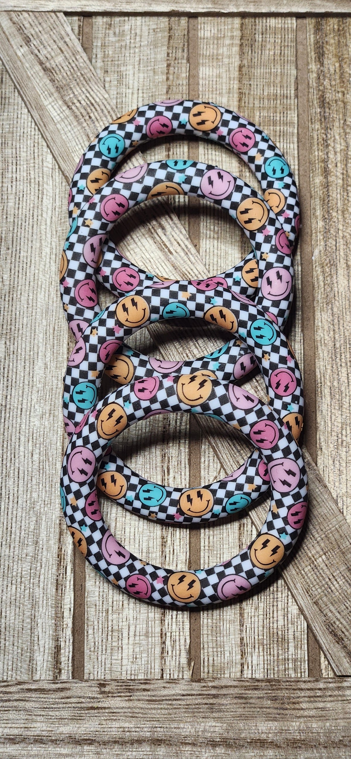 65 mm Silicone Rings patterned