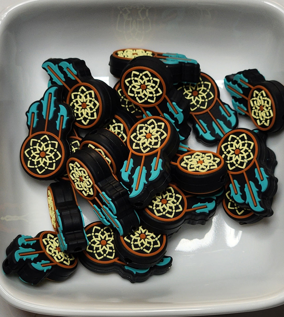 Dream Catcher silicone focal bead