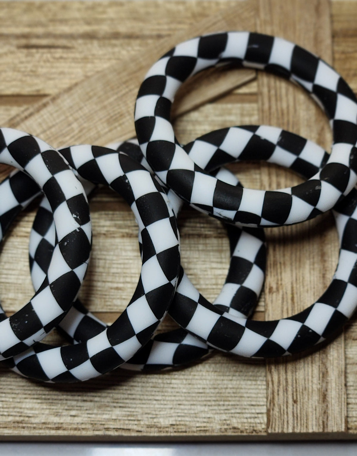 65 mm Silicone Rings patterned
