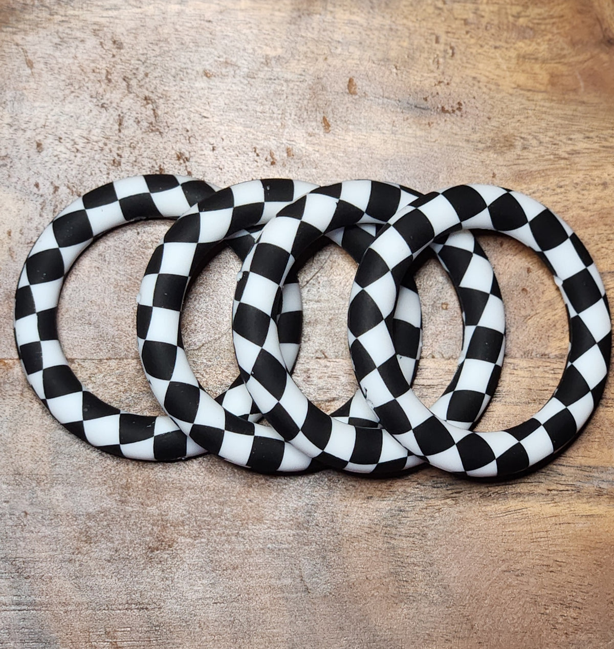 65 mm Silicone Rings patterned