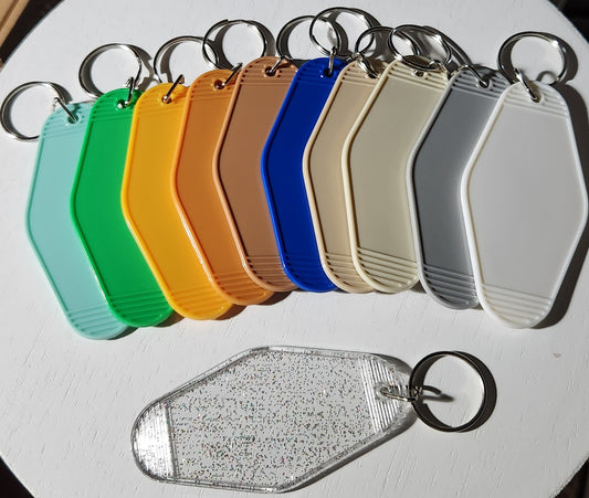 Acrylic hotel keychains