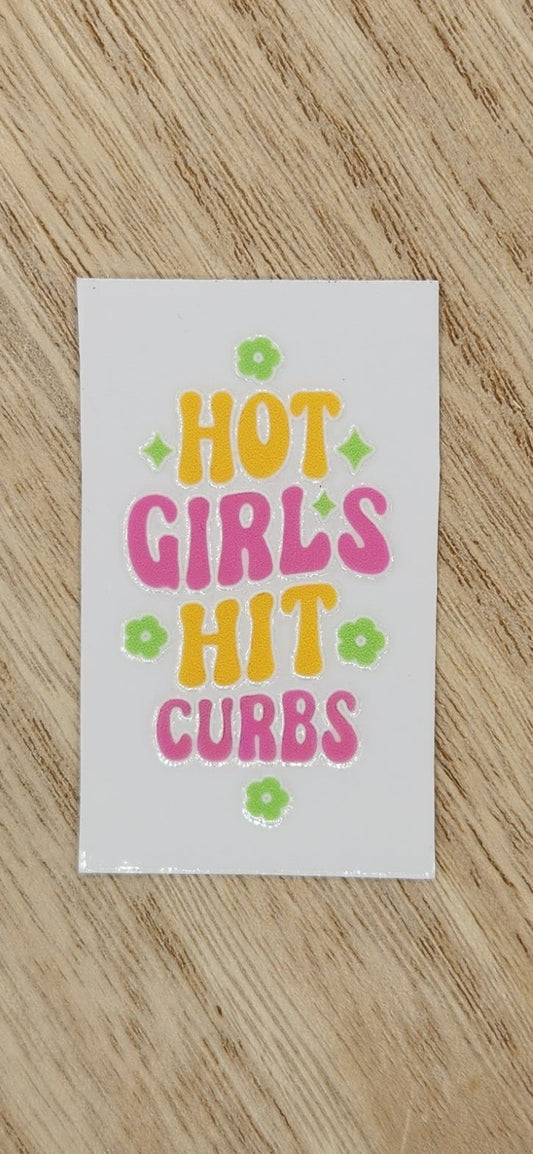 Hot girls - 1.25 by 2.25 inches Mini UVDTF
